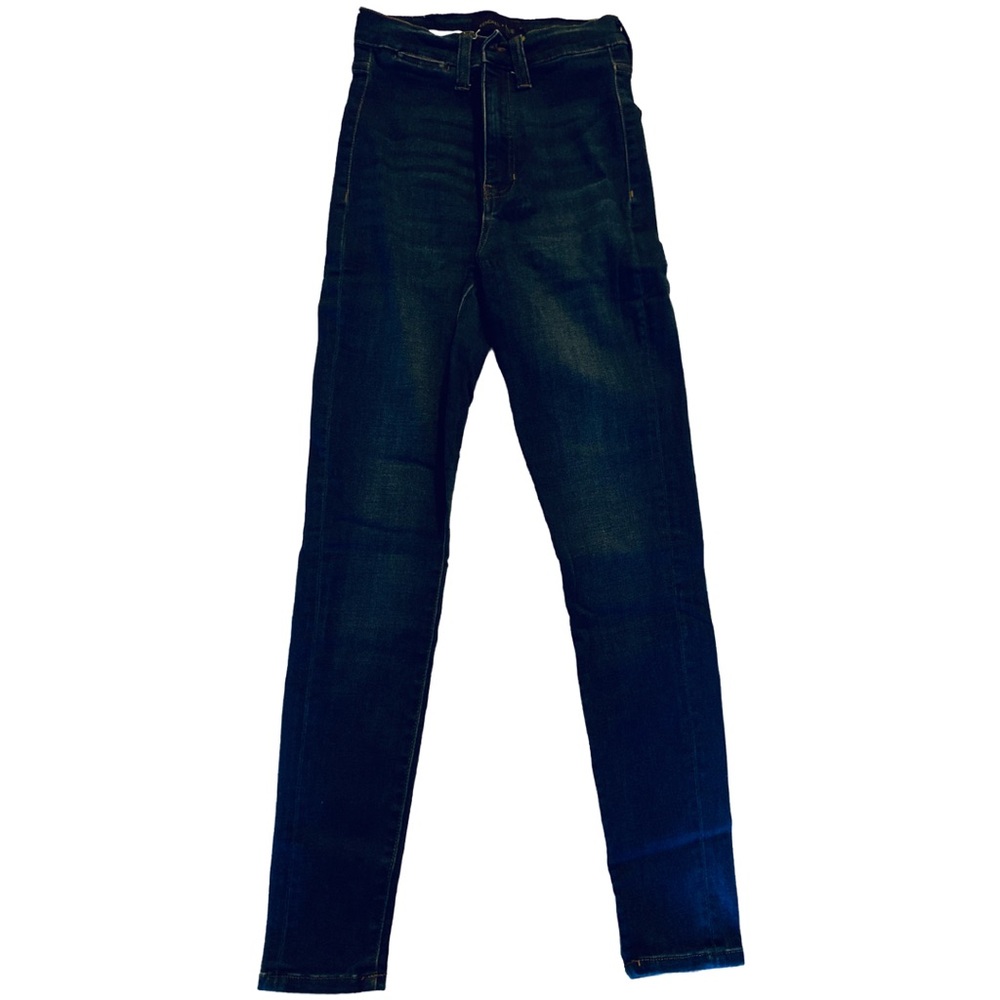 Kendall & Kylie Women Size 27 The Skyscraper Slim Skinny Dark Blue Stretch Jeans